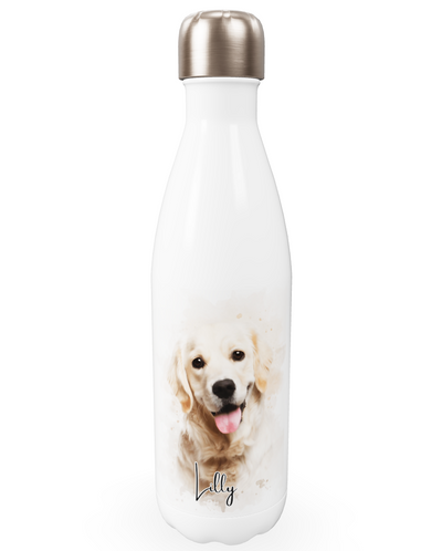 custom pet portrait bottle