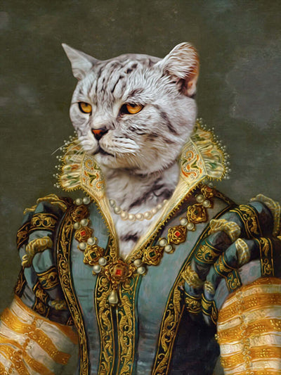 custom pet portrait the duchess poster